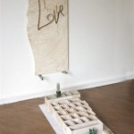 1 Love, 2012  installation view 140 x 120 x 44cm